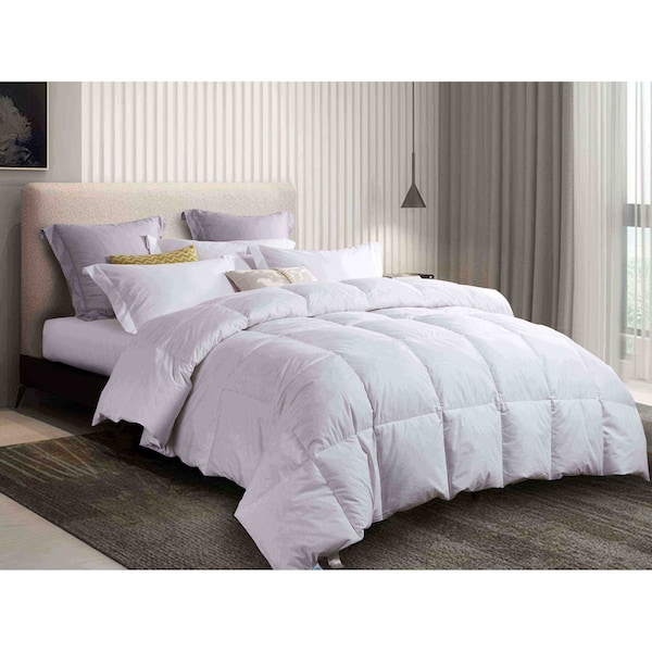 Martha Stewart White Feather & Down Comforter, Full/Queen MS004222 Zoro